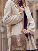 Bohemian Ethnic Fringe Shoulder Bag