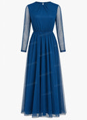 Tailored Blazer & Chiffon Maxi Dress Prom Set