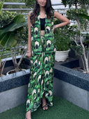 Tropical Landscape Print Two-Piece Set