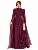 High Waist A- Line Skirt Maxi Dress