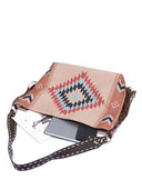 Retro Western Style Woven Tassel Shoulder Bag