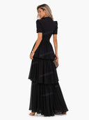 Retro Princess Multi-Layer Maxi Cake Dress