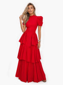 Retro Princess Multi-Layer Maxi Cake Dress