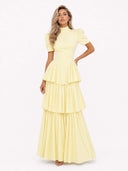 Retro Princess Multi-Layer Maxi Cake Dress