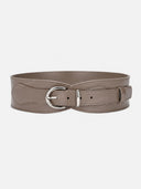 Wide Elastic Waist Buckle Belt
