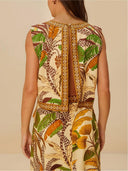 Tropical Print Two-Piece Set