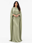 Luxury Minimalist Draped Maxi Dress