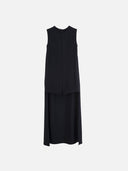 Unique Minimalist High/Low Hem Sleeveless Jumpsuit