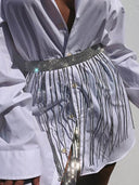 Tassel Rhinestone Chain Belt
