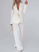 Unique Wrap-Style Blazer