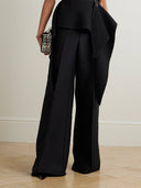 Unique Classic High-Waisted Pocket Straight-Leg Pants