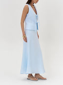 Classic Casual Elastic High-Waist A-Line Skirt