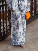 Unique Bold Blooms Relaxed Fit Floral Print Button-Up Shirt