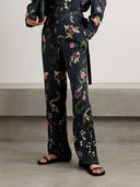 Elegant Floral Print Button-Up Shirt