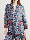 Unique Venice Print Satin Twill Shirt