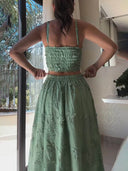 Casual Holiday Lace Patchwork High Waist A-Line Maxi Skirt
