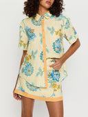Exquisite Casual Floral Print Short Skirt