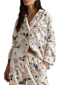 Classic Tree Ski Slope Print Pajama Set
