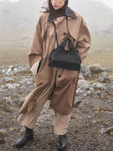 Versatile Solid Color Handbag