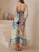 Flattering A-Line Style Maxi Dress