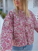 Vintage Fashion Floral Print Jacket
