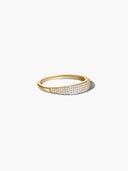 Pave Diamond Signet Ring