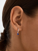 Round Blue Sapphire Drops