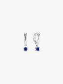 Round Blue Sapphire Drops