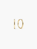 Medium Flatted Hoops