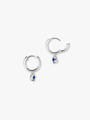 Round Blue Sapphire Drops
