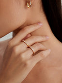 Petite Pave Curve Ring