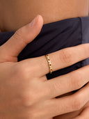 Silver Linked Delicate Ring