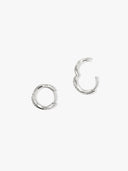 Small Twisted Pave Huggies