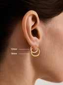 Daily Bold Small Hoops