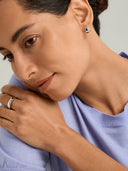 Pave Bold Double Hoops