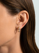 Medium Mixed Minimalist Double Semicircle Hoops