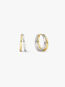 Medium Mixed Minimalist Double Semicircle Hoops
