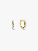 Sapphire Hoops