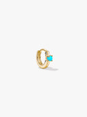 Mini Turquoise Huggies