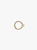 Single Mini Cartilage Sapphire Huggie