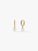 Pave Pearl Drops