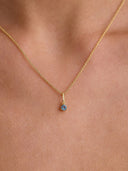 Blue Topaz Charm