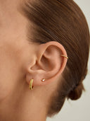 Single Cartilage Mini Beaded Huggie