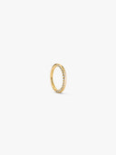 Single Cartilage Mini Pave Huggie