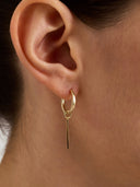 Bar Hoop Charm