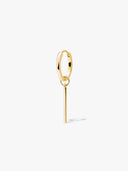 Bar Hoop Charm