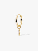 Linked Sapphire Hoop Charm