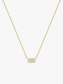 Baguette Crystal Illusion Necklace