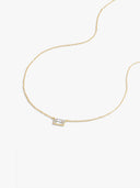 Baguette Crystal Illusion Necklace