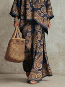 Unique Retro Bohemian Paisley Pattern Suit